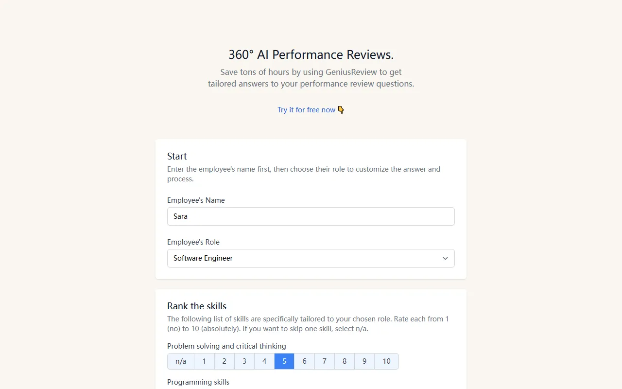 GeniusReview screenshot