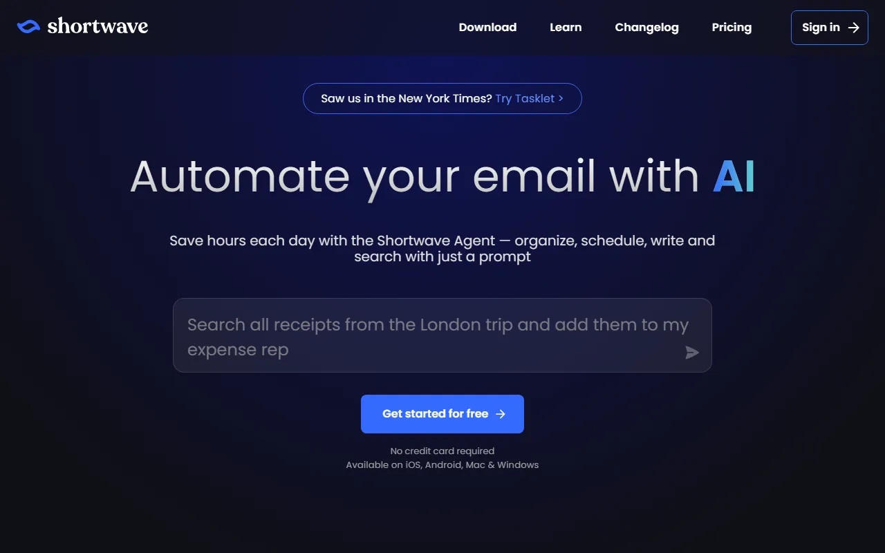 Shortwave screenshot